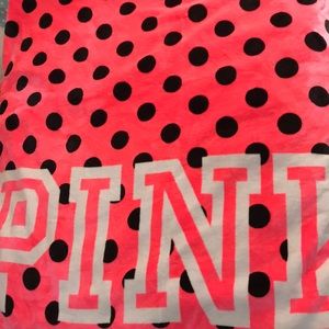 2 Victoria’s Secret pink Sherpa blankets